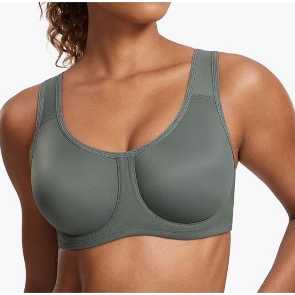 NWT SYROKAN Women's Max Control Underwire Sports Bra High Impact 48D
